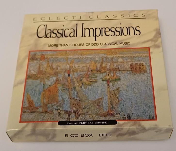 CD-box Classical Impressions + GRATIS muziekcompilaties, Cd's en Dvd's, Cd's | Klassiek, Ophalen