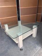 Vintage Travertijn Salontafel Massief, Huis en Inrichting, Tafels | Salontafels, Ophalen of Verzenden