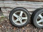 (Winter)Autobanden 225/55 r17 op Aluminium velgen, Ophalen, Gebruikt, Velg(en), 17 inch