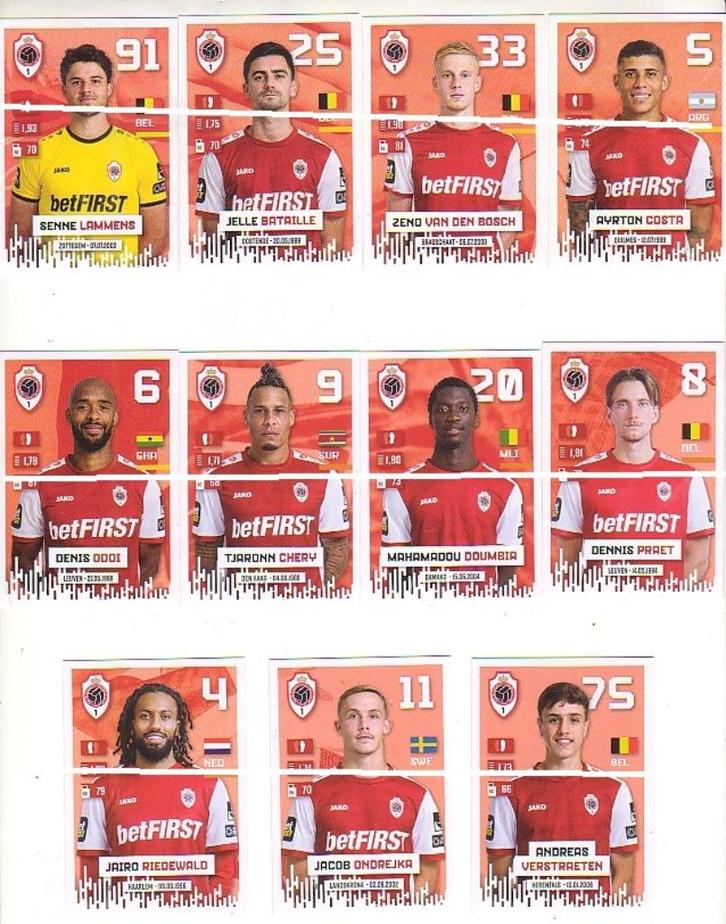 Panini Pro League 2024 - 2025 / FC Antwerp / 21 stickers, Verzamelen, Sportartikelen en Voetbal, Nieuw, Poster, Plaatje of Sticker