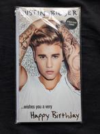 Justin Bieber verjaardagskaart (in verpakking), Ophalen of Verzenden, Nieuw