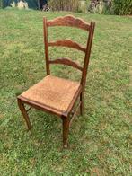 1 chaise en bois/osier, Antiquités & Art, Antiquités | Meubles | Chaises & Canapés, Enlèvement ou Envoi