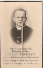 Carte de prière Vossen, Collections, Images pieuses & Faire-part, Envoi, Image pieuse