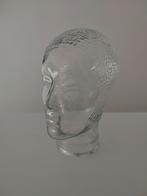 Vintage glazen mannequin hoofd jaren 70, Enlèvement ou Envoi