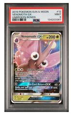 Pokemon Venomoth GX Unbroken Bonds Sun & Moon PSA 9, Enlèvement ou Envoi, Neuf, Cartes en vrac, Foil