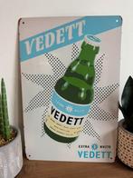 Panneau d'affichage en métal Vedett, Enlèvement ou Envoi, Neuf, Panneau, Plaque ou Plaquette publicitaire