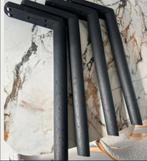 Juntoo zwarte eiken tafel poten, Huis en Inrichting, Tafels | Eettafels, Ophalen, Zo goed als nieuw