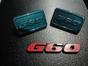Origineel VW OEM Golf 2 G60-logo, geen exemplaar  beschikbaar voor biedingen