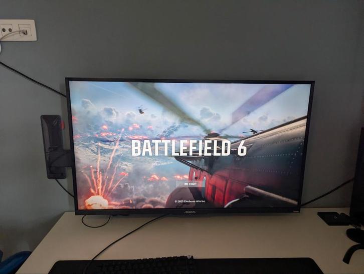 Gigabyte aorus FV43U 43" 4k 144hz voor xbox/Playstation/PC, Computers en Software, Monitoren, Zo goed als nieuw, 101 t/m 150 Hz