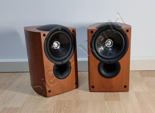 KEF Q Compact in de unieke kleur Kersenhout, Audio, Tv en Foto, Luidsprekerboxen, Zo goed als nieuw, Front, Rear of Stereo speakers