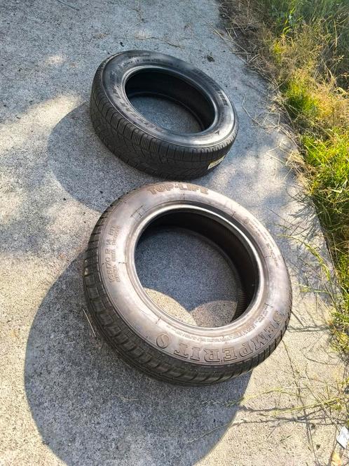 2 gebruikte banden 165/70 R14 — goede staat, Auto's, Overige Auto's, Bedrijf, Zwart, Ophalen of Verzenden