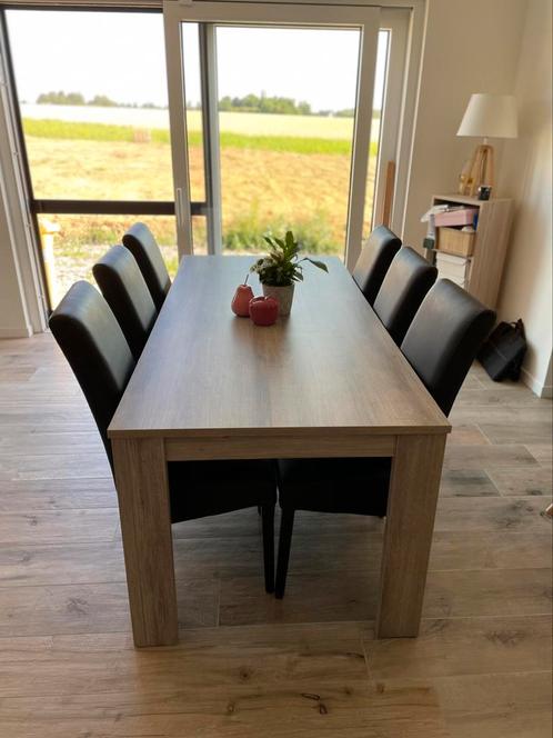 Eetkamer, Huis en Inrichting, Complete eetkamers, Gebruikt, 4 tot 6 stoelen, Ophalen