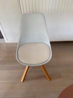 Eetkamerstoelen wit 6x, Ophalen, Kunststof, Gebruikt, Wit