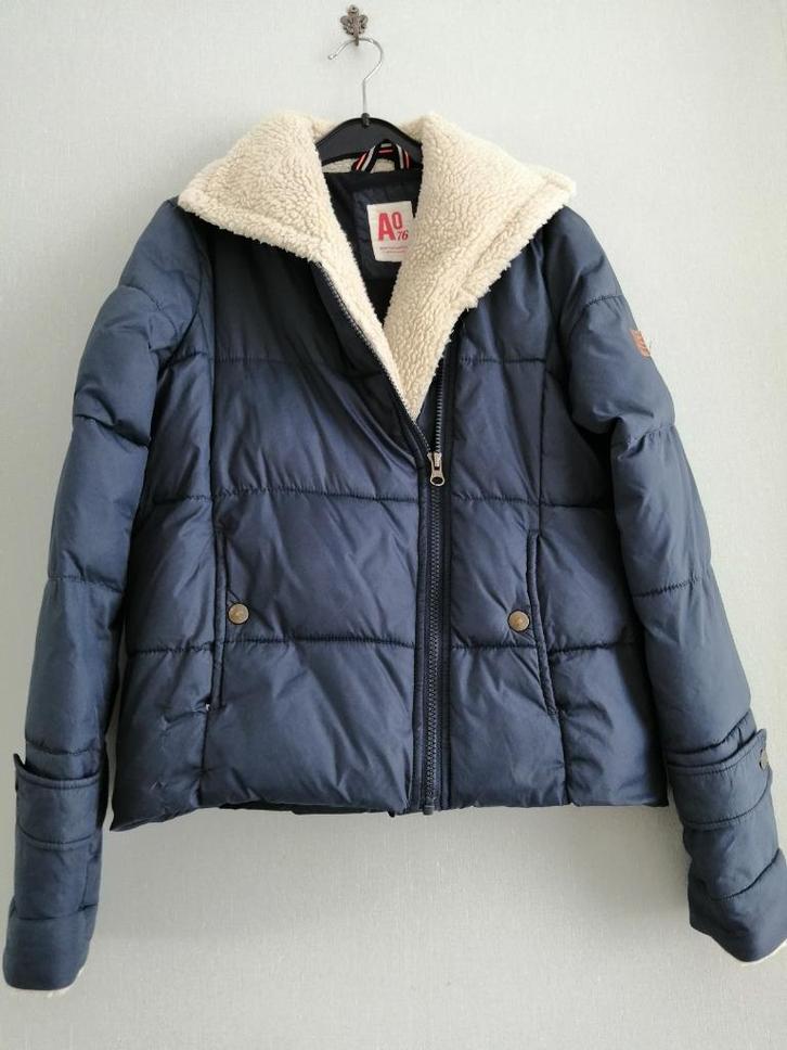 mooie winterjas  AO76  maat 12 jaar, Kinderen en Baby's, Kinderkleding | Maat 152, Gebruikt, Meisje, Jas, Ophalen of Verzenden
