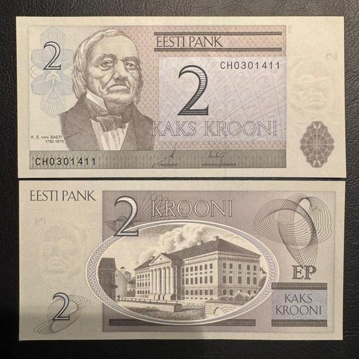 Estland - 2 kroon 2006 - P 85 - UNC - 537, Postzegels en Munten, Bankbiljetten | Europa | Niet-Eurobiljetten, Los biljet, Overige landen