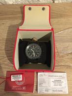 Montre SWISS MILITARY HANOWA, Comme neuf, Cuir, Autres marques, Acier