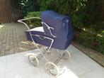 Retro kinderwagen blauw, Ophalen, Gebruikt, Kinderwagen
