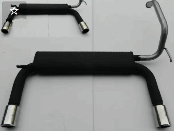 123 SPORTUITLAAT TOYOTA AYGO PEUGEOT 107 CITROEN C1, Auto-onderdelen, Uitlaatsystemen, Nieuw, Verzenden