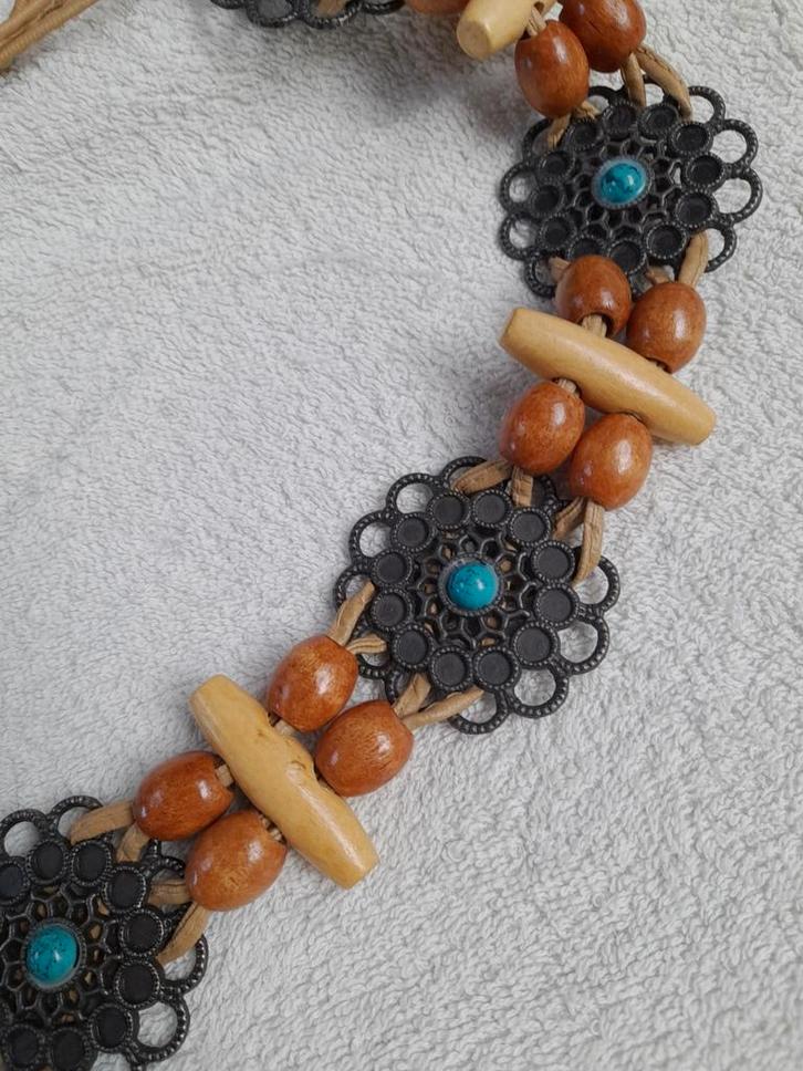 Hippie-fantasieriem, Kleding | Dames, Riemen en Ceinturen, Zo goed als nieuw, Heupriem, Ophalen of Verzenden