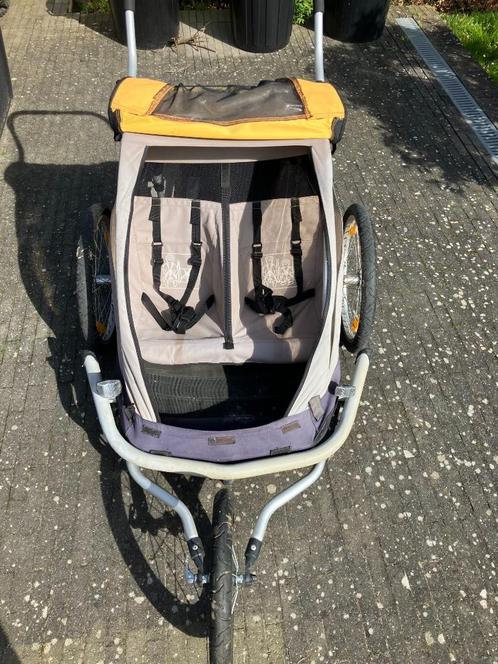 Croozer kid for 2 fietskar, Fietsen en Brommers, Fietsaccessoires | Aanhangwagens en Karren, Gebruikt, Kinderkar, 20 tot 40 kg