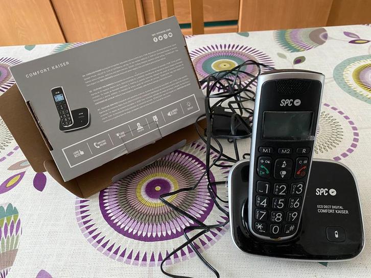 Kaiser SPC Comfort draadloze vaste telefoon — SENIOREN, Telecommunicatie, Vaste telefoons | Handsets en Draadloos, Zo goed als nieuw