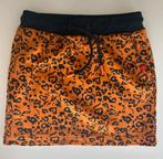 Oranje rok met leuke print - mt 122/128 - WE, Kinderen en Baby's, Kinderkleding | Maat 122, WE, Meisje, Ophalen of Verzenden, Zo goed als nieuw