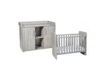 Meegroeibed, commode en wandrekje in perfecte staat., Kinderen en Baby's, Kinderkamer | Complete kinderkamers, Ophalen, Zo goed als nieuw
