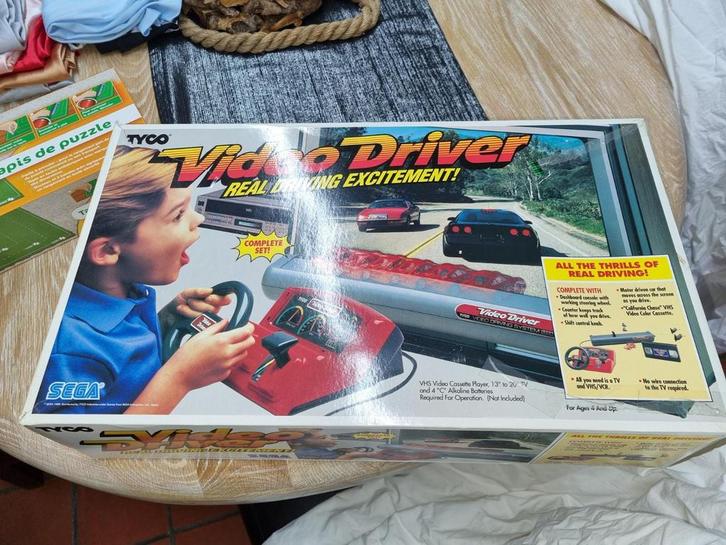 Sega Tyco Video Driver - Vintage / Retro gameconsole., Games en Spelcomputers, Spelcomputers | Sega, Zo goed als nieuw, Overige modellen
