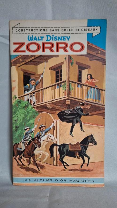 Album de structures de jouets Zorro de Walt Disney 1964, Collections, Rétro, Enlèvement ou Envoi