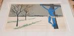 Litho van Rick Slabbinck , gesigneerd., Antiek en Kunst, Ophalen of Verzenden