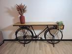 Bijzet tafel fiets industrieel landelijk, Huis en Inrichting, Tafels | Sidetables, Industrieel landelijk, Nieuw, Ophalen of Verzenden