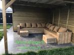 Steigerhout hoekbank loungeset GRATIS Levering 10%korting, Bois d'échafaudage, Enlèvement ou Envoi, Table d'appoint, Neuf