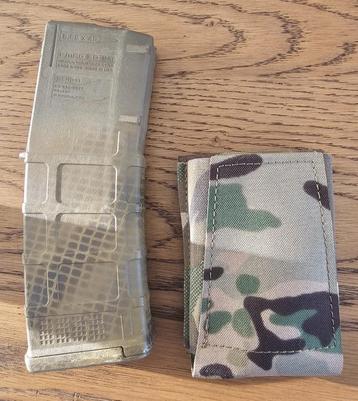 Tactical 5.56 magazine pouch multicam lasercut