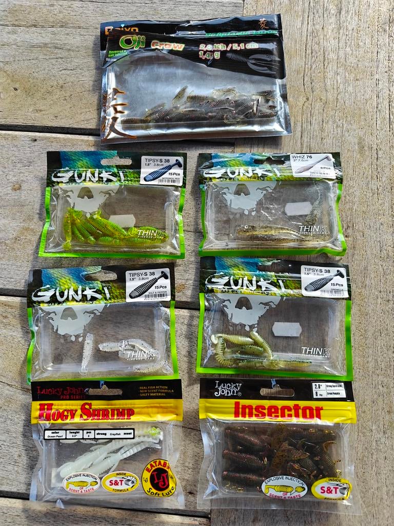 Setje Ultra light kunstaas, Ophalen