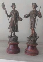 2 sculpturen Art nouveau (Adrian Etienne Gaudez?), Antiek en Kunst, Antiek | Brons en Koper, Ophalen of Verzenden