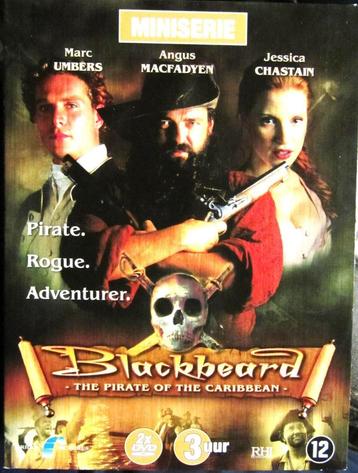 DUBBELE DVD ACTIE- BLACKBEARD-THE PIRATE OF THE CARIBBEAN beschikbaar voor biedingen