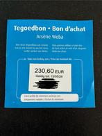 Tegoedbon Weba 230€, Tickets en Kaartjes