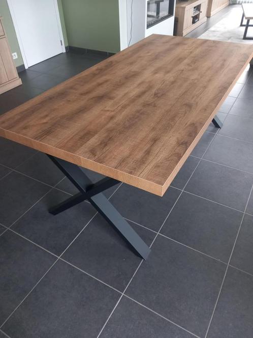EETTAFEL 200x100cm, Huis en Inrichting, Tafels | Eettafels, Zo goed als nieuw, Vijf personen of meer, Rechthoekig, Ophalen