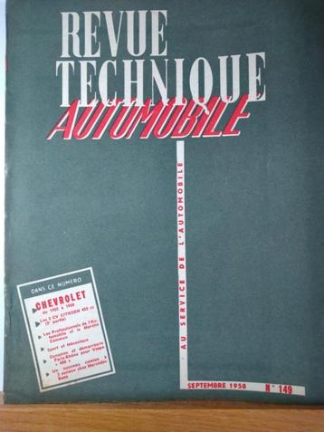 RTA - Chevrolet - Vespa 400 - 2CV 425 cc - n 149, Autos : Divers, Modes d'emploi & Notices d'utilisation, Envoi