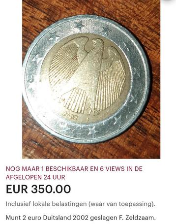 Duitsland 2 euro munt beschikbaar voor biedingen