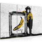 Canvas schilderij Banksy AAP Warhol 130 x 80 cm, Verzenden, Rechthoekig Liggend, Nieuw, Canvas of Doek
