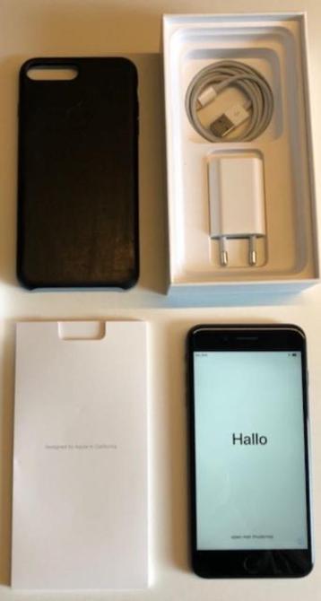 iPhone 7 Plus 128GB zwart - met hoesje beschikbaar voor biedingen