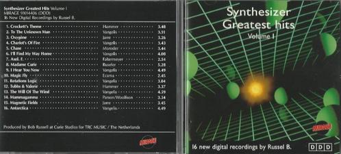 CD * RUSSEL B. - SYNTHESIZER GREATEST HITS - Vol. 1, CD & DVD, CD | Instrumental, Comme neuf, Enlèvement ou Envoi