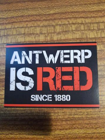 sticker supporters Anvers, Enlèvement ou Envoi, Neuf, Affiche, Image ou Autocollant