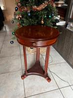 Antiek bijzettafeltje met inlegwerk (Engels/Italiaans), Antiek en Kunst, Ophalen