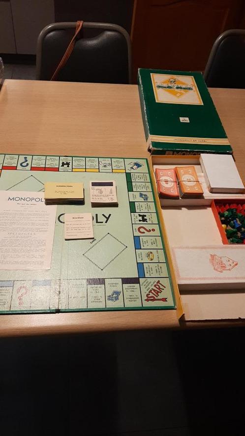 Vintage monopoly Vlaamse editie, Hobby & Loisirs créatifs, Jeux de société | Jeux de plateau, Utilisé, Cinq joueurs ou plus, Enlèvement ou Envoi