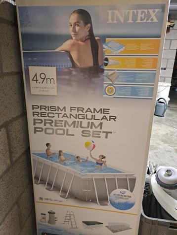 Intex zwembad rechthoekig 4,88m x 2,44m x 1,07m beschikbaar voor biedingen
