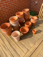 Terra cotta bloempotten, Tuin en Terras, Ophalen of Verzenden, Zo goed als nieuw