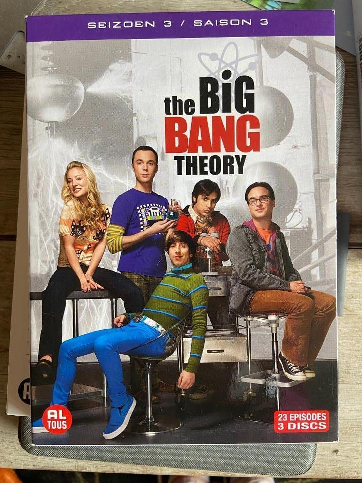 The big bang theory seizoen 3, Cd's en Dvd's, Dvd's | Tv en Series, Zo goed als nieuw, Komedie, Alle leeftijden, Ophalen of Verzenden