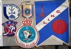 Fanions hockey sur glace Cpl bulldogs Liège 70, Collections, Collections Autre, Enlèvement ou Envoi, Utilisé